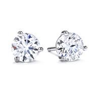 Picture of Three-Prong Stud Earrings .30tw